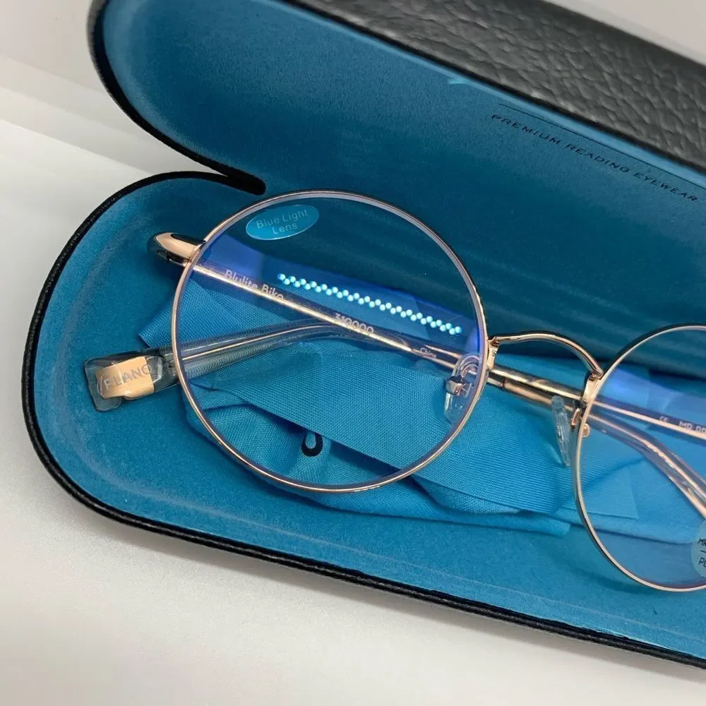 NIB Scojo BluLite Glasses - Rose Gold- Biko